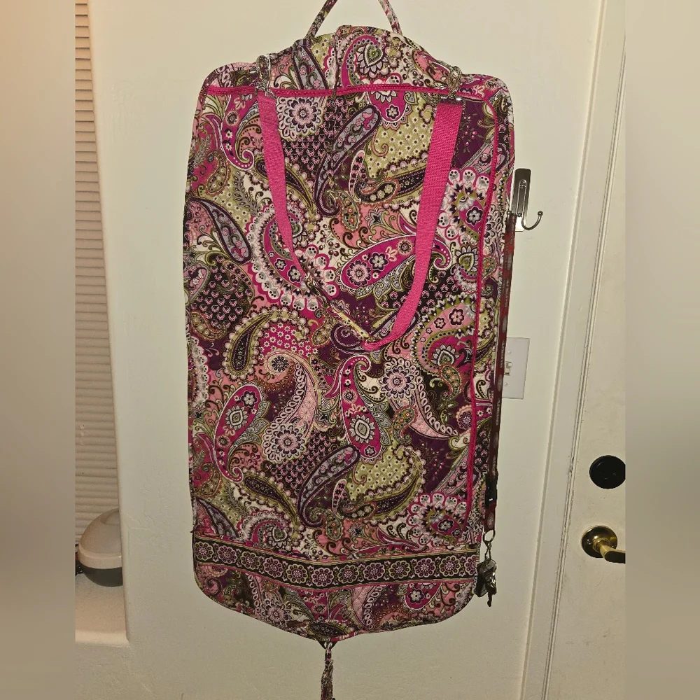Paisley Print Garment Bag